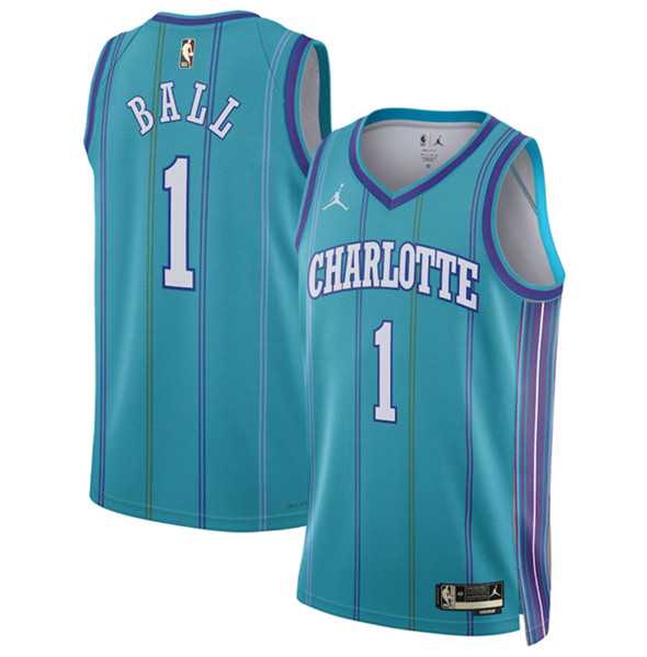 Men's Charlotte Hornets #1 LaMelo Ball Teal 2023-24 Classic Edition Stitched Basketball Jersey Dzhi,We sell and wholesale Men's Charlotte Hornets #1 LaMelo Ball Teal 2023-24 Classic Edition Stitched Basketball Jersey Dzhi on line form chian!